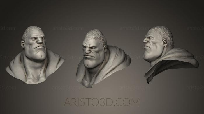 Busts of heroes and monsters (BUSTH_0028) 3D model for CNC machine